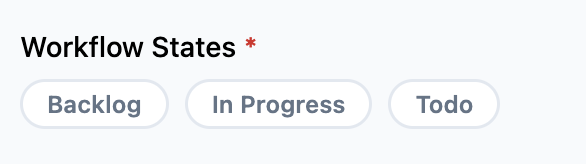 Status type selection in rule